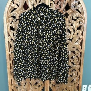 Michael Michael Kors zip front blouse